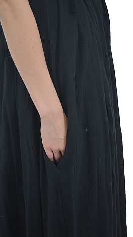 Black Gauze Maxi