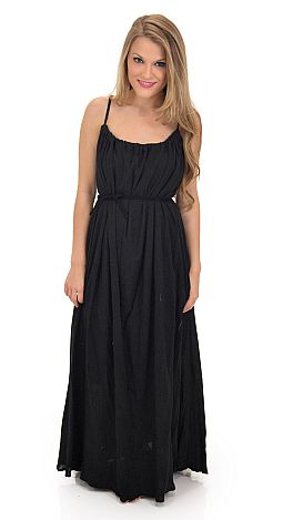 Black Gauze Maxi