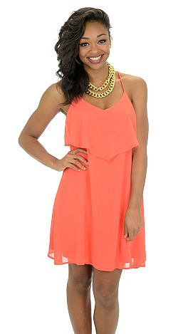 Everyday Ease Dress, Coral