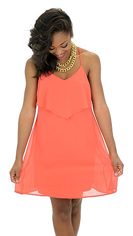 Everyday Ease Dress, Coral