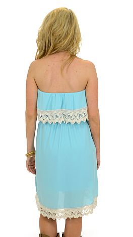 Miss Dolly Dress, Aqua