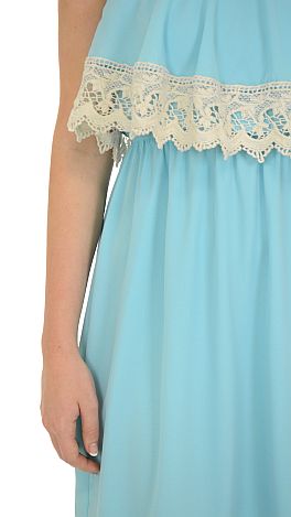 Miss Dolly Dress, Aqua