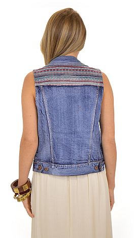 Blue Jean Baby Vest