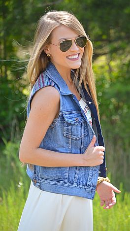 Blue Jean Baby Vest