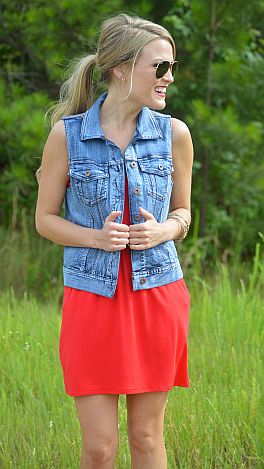 Blue Jean Baby Vest