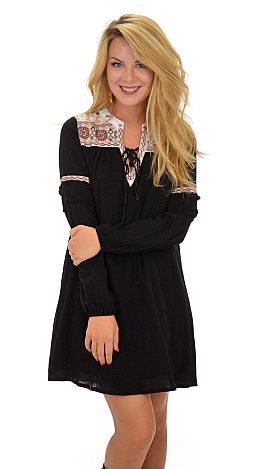 Harvest Moon Dress, Black