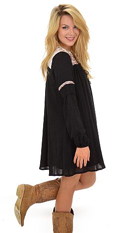 Harvest Moon Dress, Black