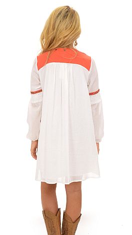 Harvest Moon Dress, White