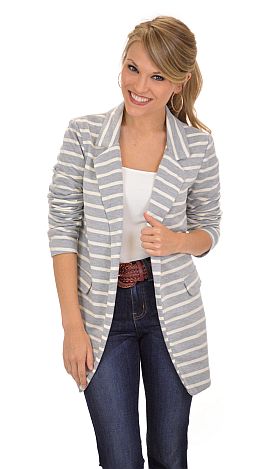 Nantucket Blazer, Grey