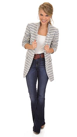 Nantucket Blazer, Grey