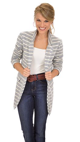 Nantucket Blazer, Grey