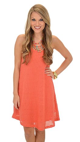 Summer Lovin Dress, Coral