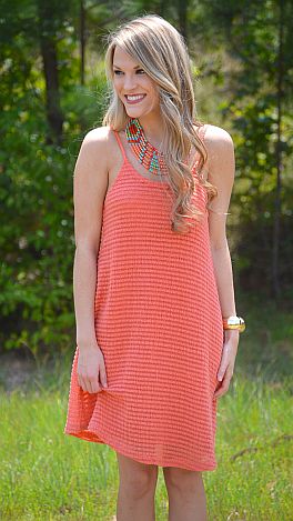 Summer Lovin Dress, Coral