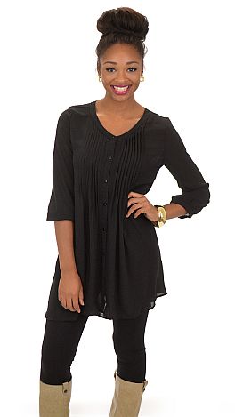 Pleated to Perfection, Black