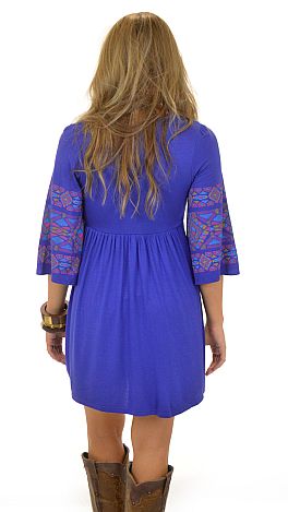 Miri Dress, Blue