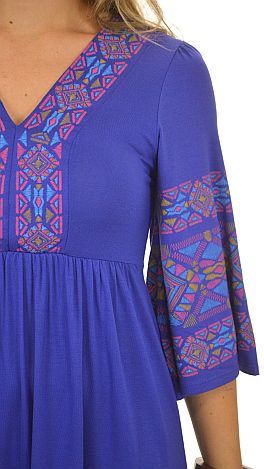 Miri Dress, Blue