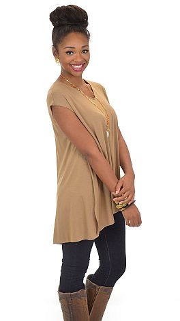 Necessary Knit Tunic, Taupe