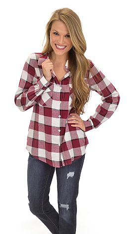 The Plaid Fad Top