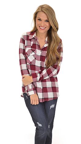 The Plaid Fad Top