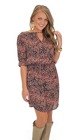 Late Bloomer Dress, Orange