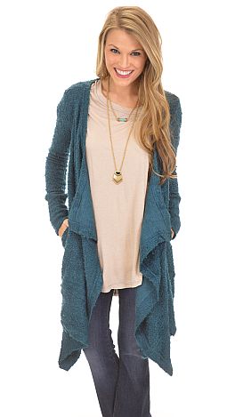Subtle Style Sweater, Teal