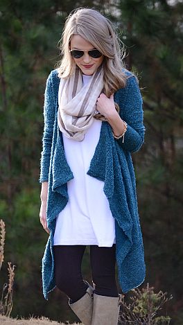 Subtle Style Sweater, Teal