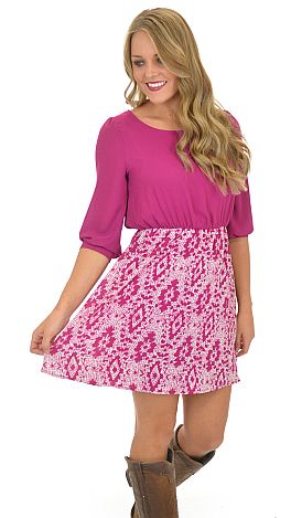 Over Easy Dress, Pink