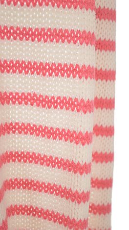Pink Stripe Sweater Scarf
