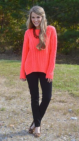 KARLIE Neon Sweater