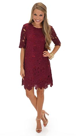 Simply Stunning Dress, Wine