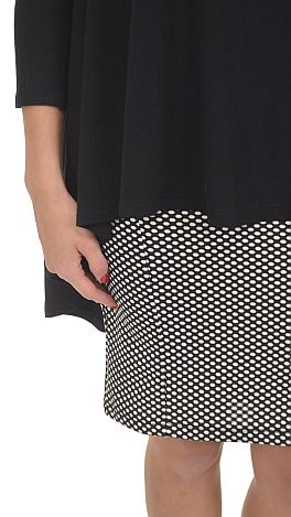 Textured Dots Skirt