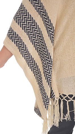 Fringe Hem Poncho