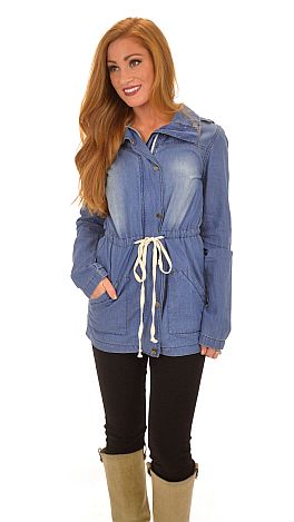 Denim Cargo Jacket