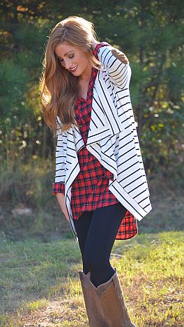 Perfect Patch Cardi, White