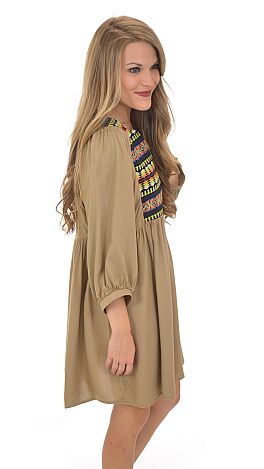 Dont Look Back Tunic, Beige