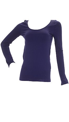 Famous Long Sleeve Top Navy