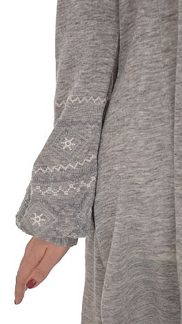 Bishop Frock, Grey Knit