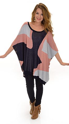 Blend of Time Poncho