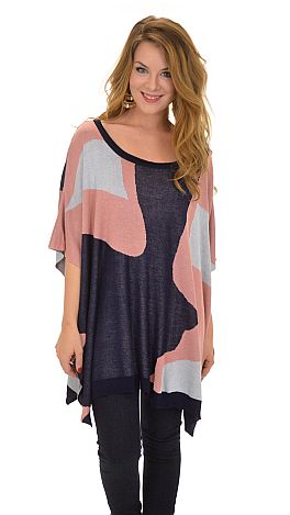 Blend of Time Poncho