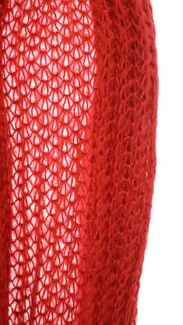 Soft Sweater Loop Scarf, Red
