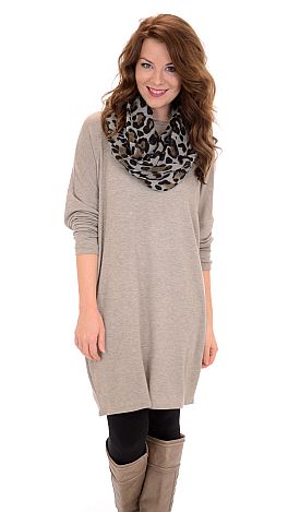 Ultimate Comfort Tunic, Taupe