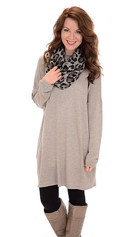 Ultimate Comfort Tunic, Taupe