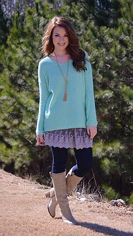 In the Reef Sweater, Mint