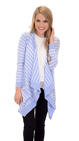 End of the Line Cardi, Blue