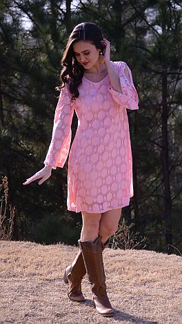 Penny Lane Dress, Light Pink