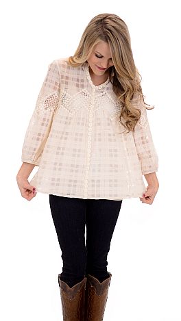 Susie Q Top, Ivory