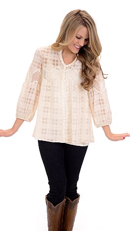 Susie Q Top, Ivory