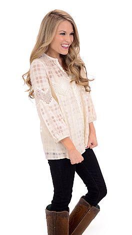 Susie Q Top, Ivory