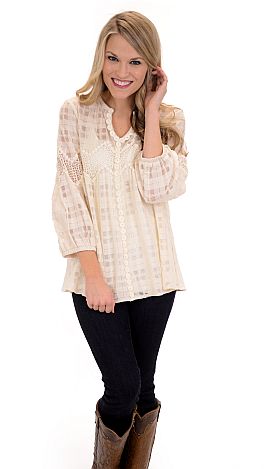 Susie Q Top, Ivory