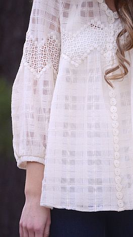 Susie Q Top, Ivory